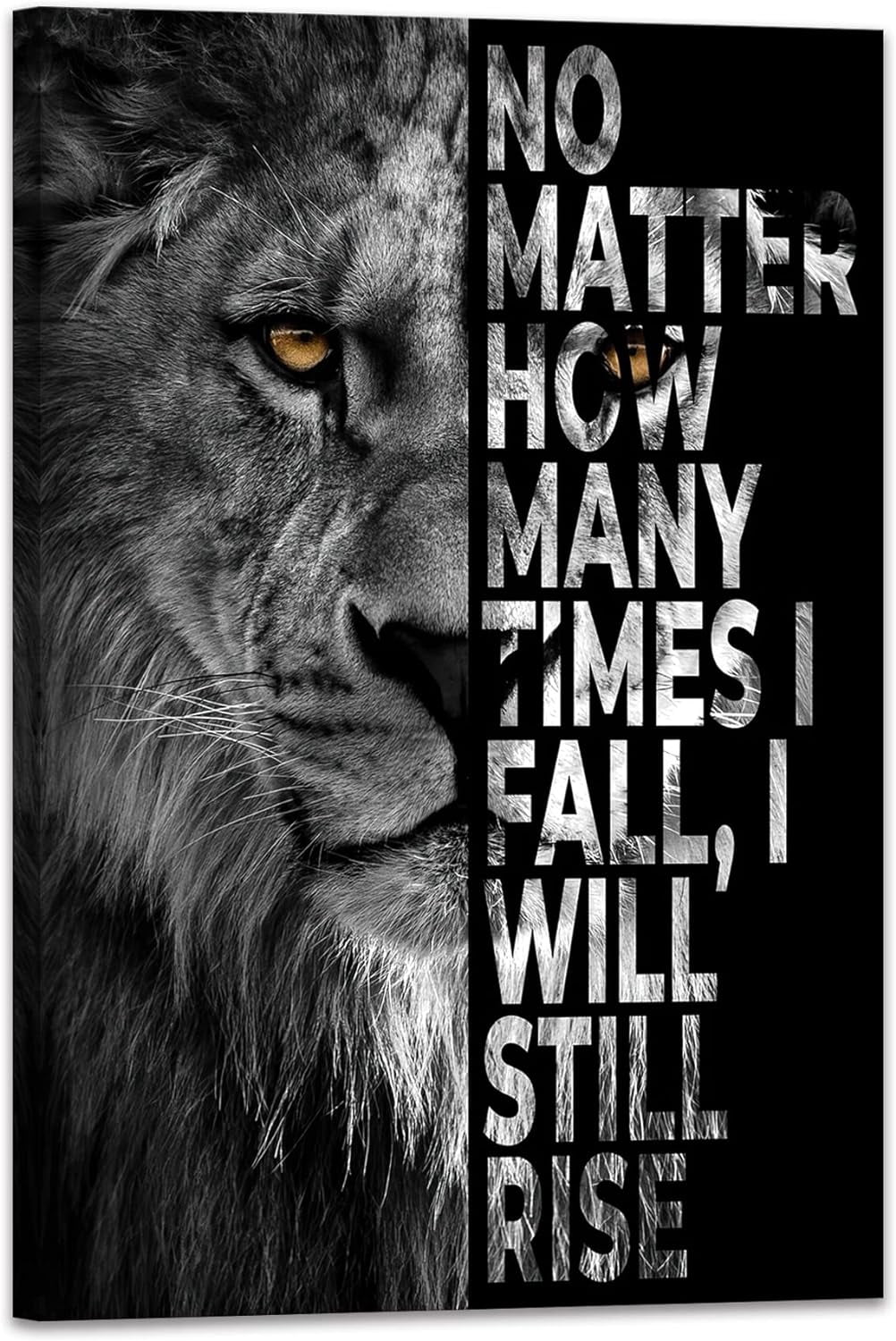 Abraham Lincoln Quote Canvas Wall Art - Unframed 16x20 Inch Inspirational Print, Patriotic Decor, Made In USA