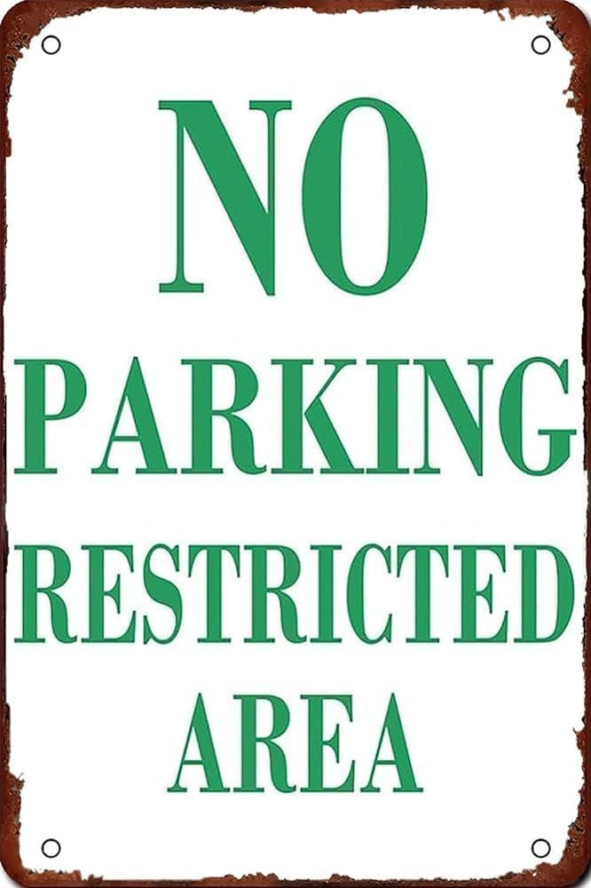AEFER No Smoking Vintage Metal Aluminum Tin Sign Door Signs Exterior ...