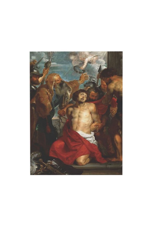 Oil Painting of The Martyrdom of Saint George by Peter Paul Rubens - Baroque Style - Angels, Jesus Christ, Catholic - Canvas Art Home Art Unframe: 20x16inch(50x40cm)