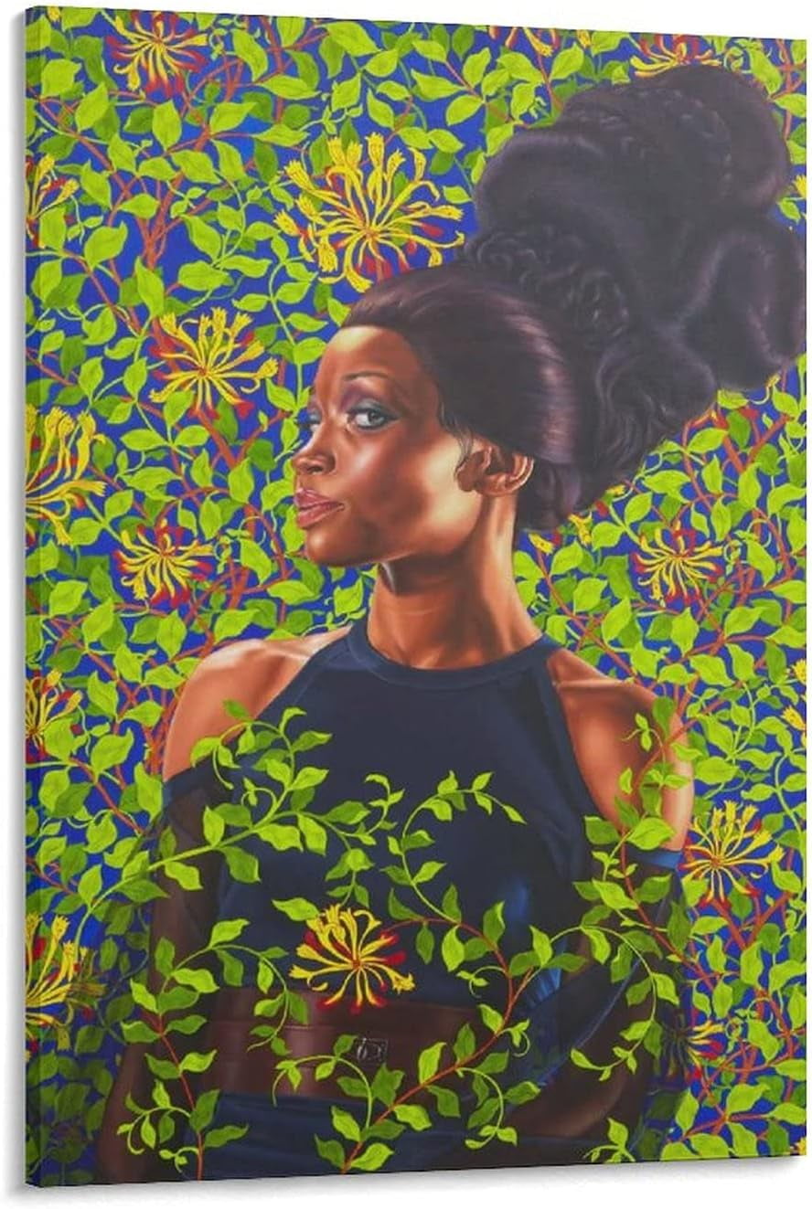 Aefer Painter Kehinde Wiley Painting Poster Wall Art Poster Print Canvas Paint Artworks Modern