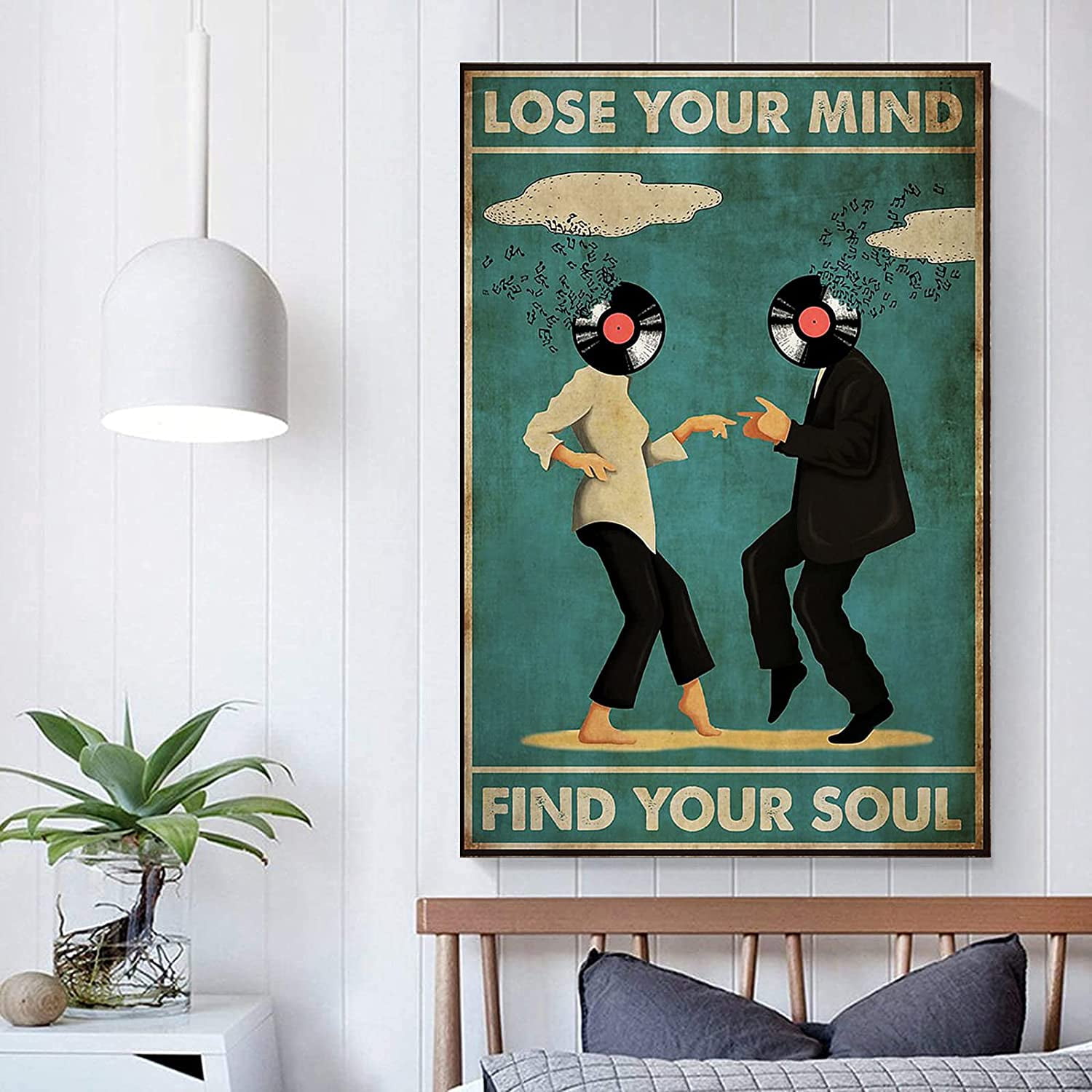 AEFER Pulp Fiction dj Disk Head Lose Your Mind find Your Soul Poster ...