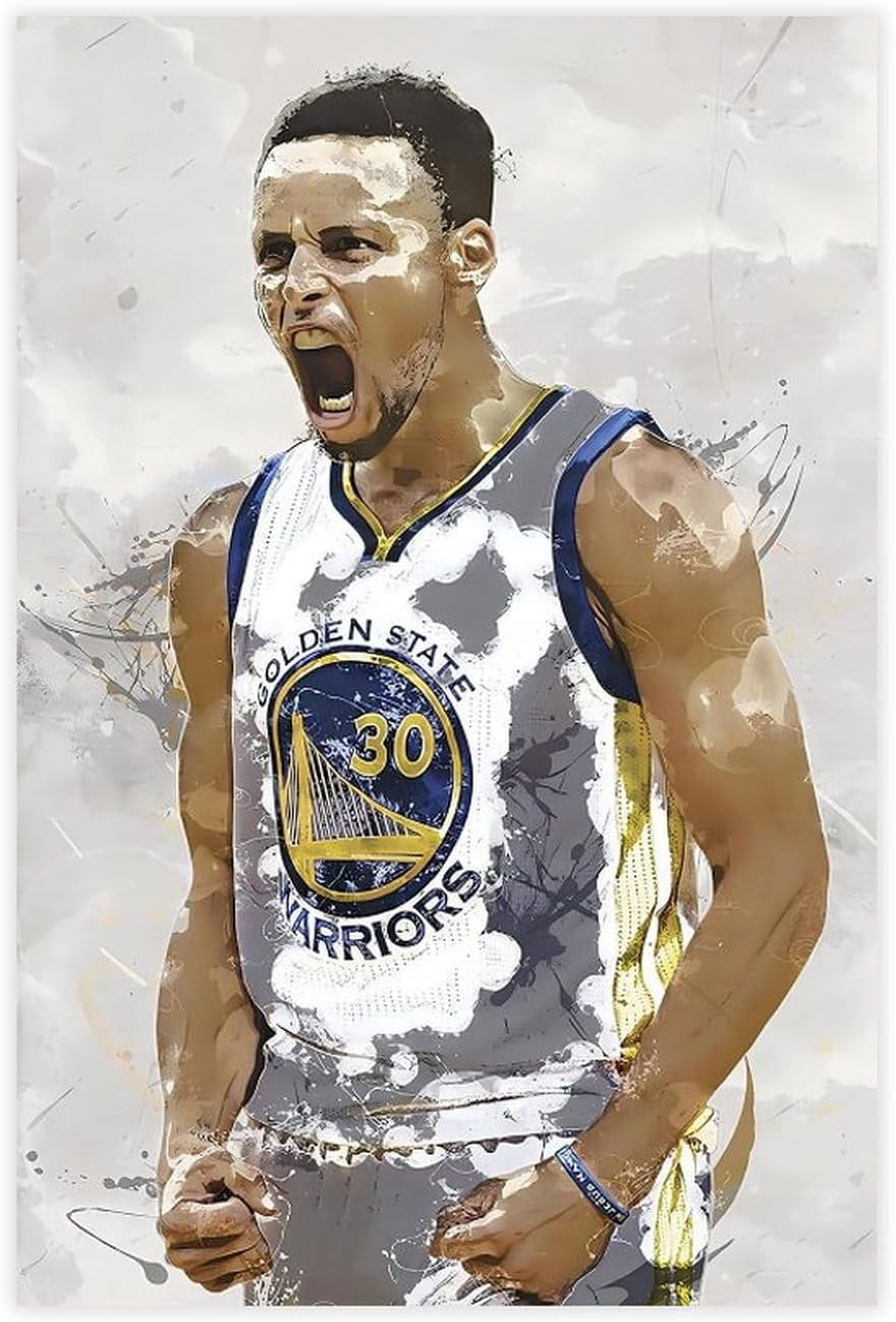 Ronaldinho Soccer Poster Canvas Wall Art – 12x18 Inch Unframed Print, Football Decor For Living Room, Bedroom, Office