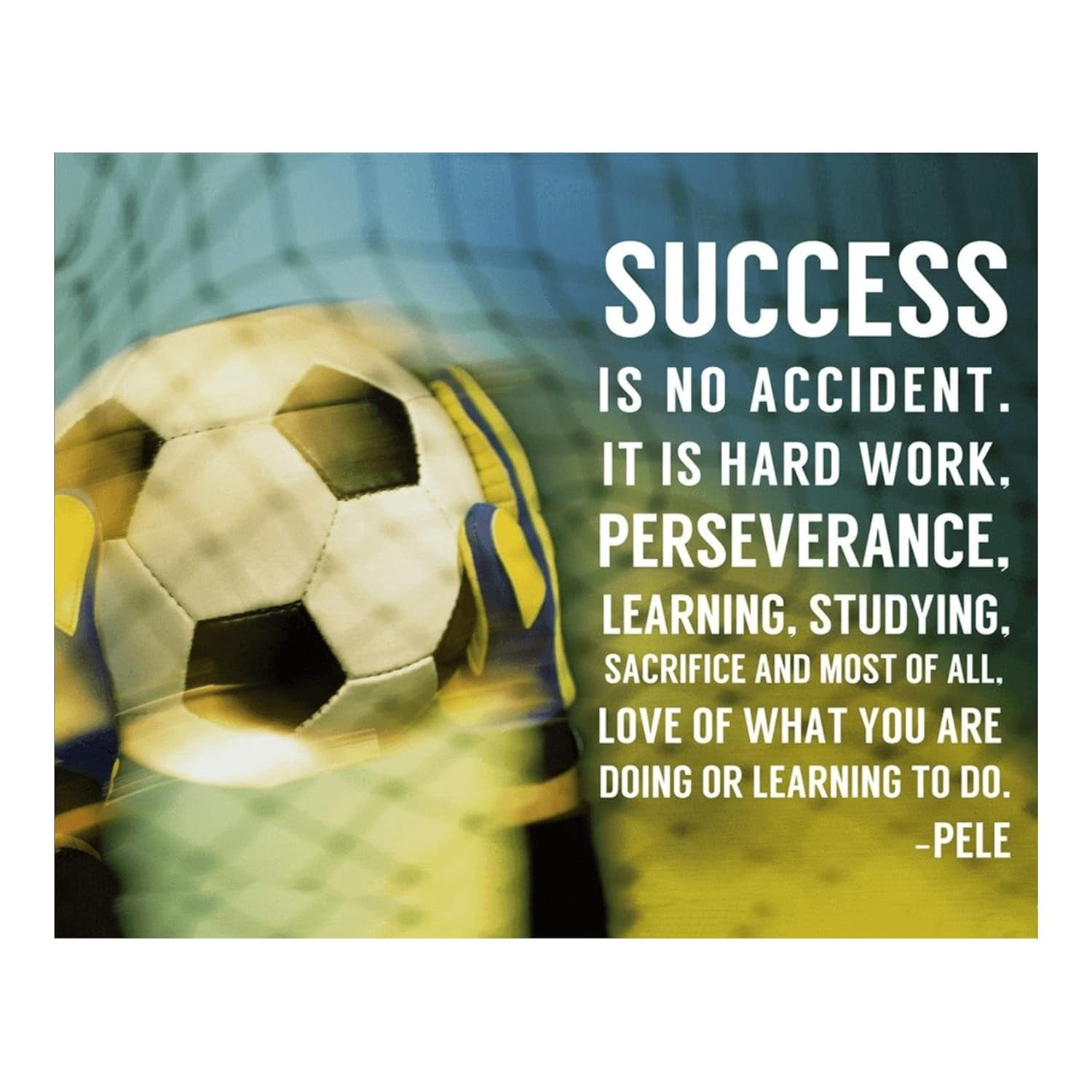 AEFER Success Is No Accident - Motivational Wall Art Print ...