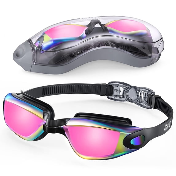 AEGEND Adult Swim Goggles, Soft Fit with Anti‑Fog and UV Protection, 1 Pack