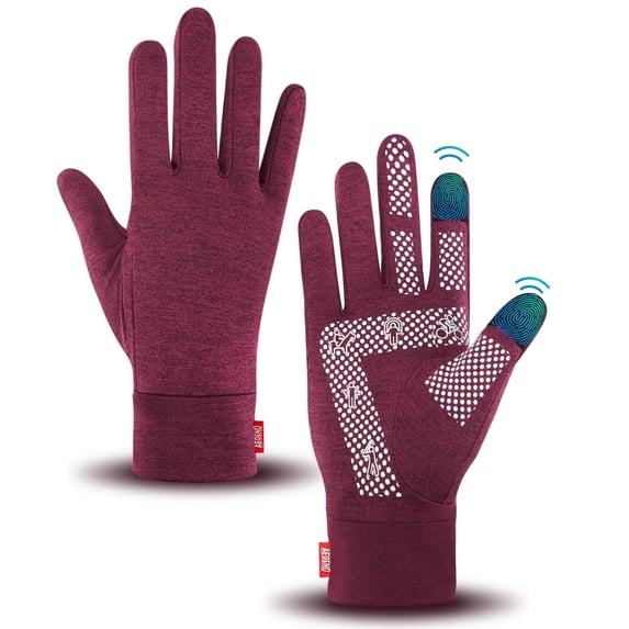 Touchscreen Tech AEGEND Lightweight Thermal Gloves for Men and Women, Touchscreen Winter ...