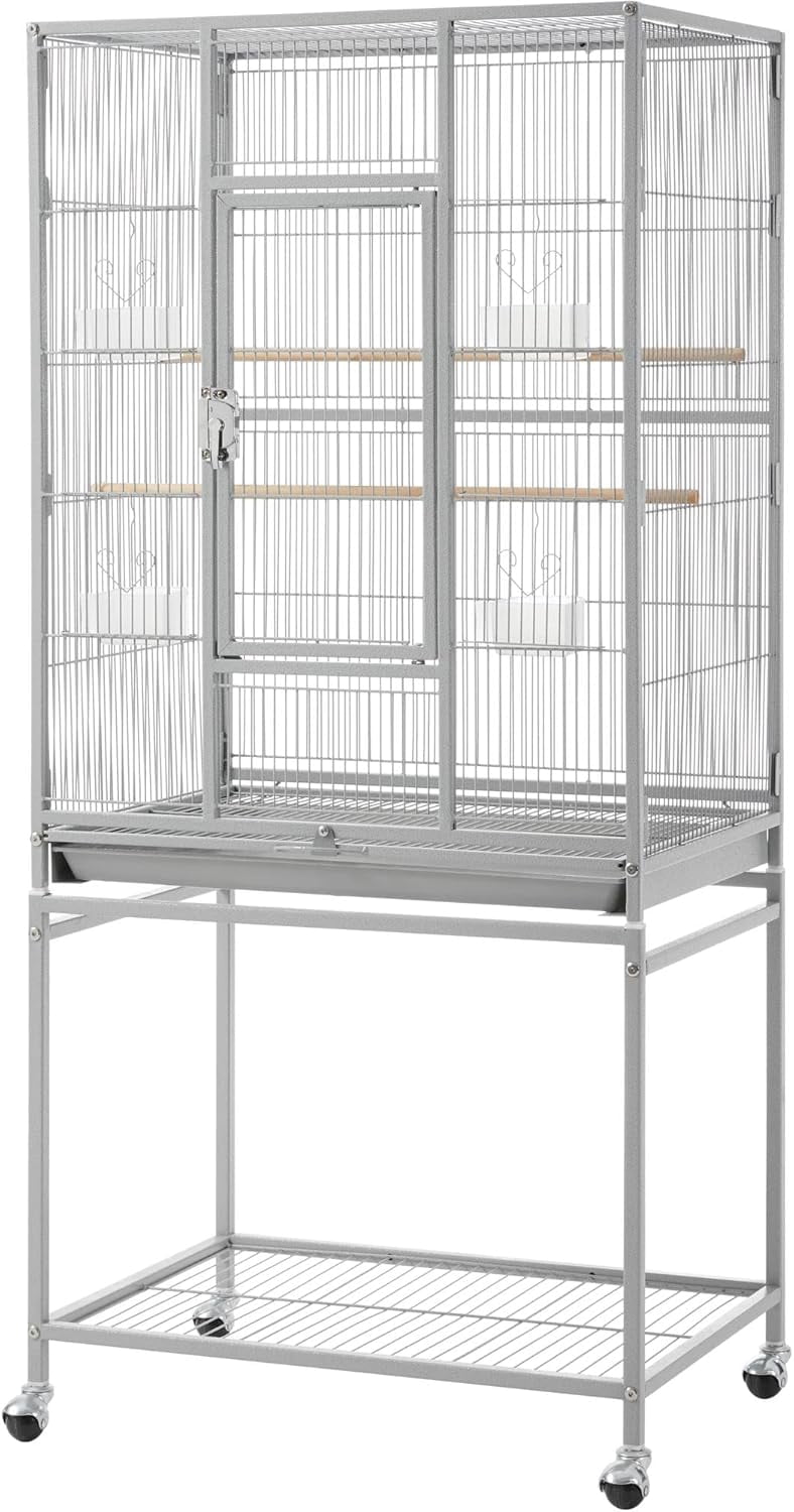 AEGFKD 53.5inch Height Large Bird Cage Extral Space Parrot Cage with ...