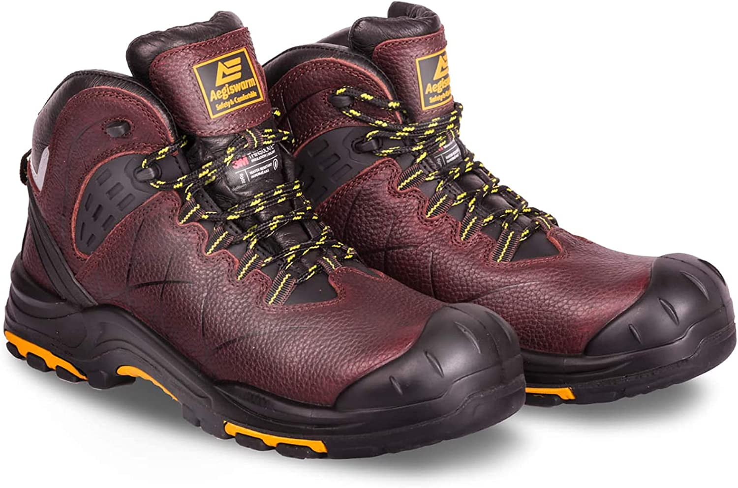 mens steel toe waterproof work boots