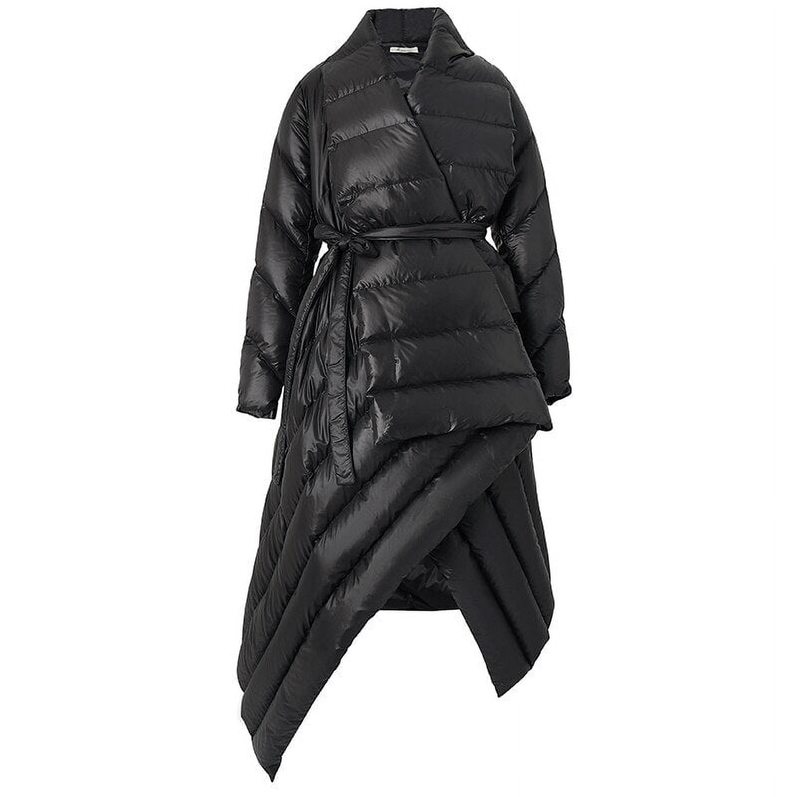 AEL Belt Down Jacket Women Winter Irregular Long Coat Fashion Parka ...