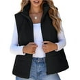 thumbnail image 1 of AELand Women's Corduroy Vests - Lightweight Padded Vest , Sleeveless Puffer Vest with Pockets,S~2XL, 1 of 8