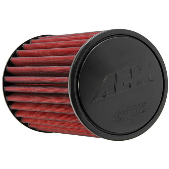 AEM 21-2049DK Universal DryFlow Clamp-On Air Filter: Round Tapered; 3.5 in (89 mm) Flange ID; 8.938 in (227 mm) Height; 6 in (152 mm) Base; 5.125 in (130 mm) Top