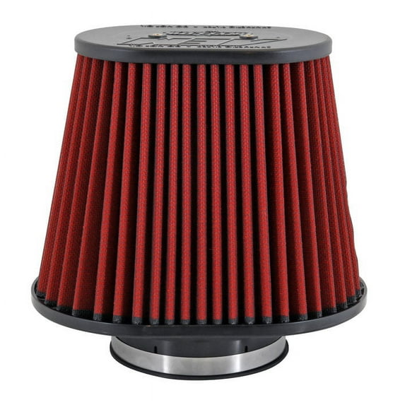 AEM 21-2258DK Universal DryFlow Clamp-On Air Filter: Oval Tapered; 5 in (127 mm) Flange ID; 8 in (203 mm) Height; 10.5 in x 8 in (267 mm x 203 mm) Base; 7.75 in x 5 in (197 mm x127 mm) Top