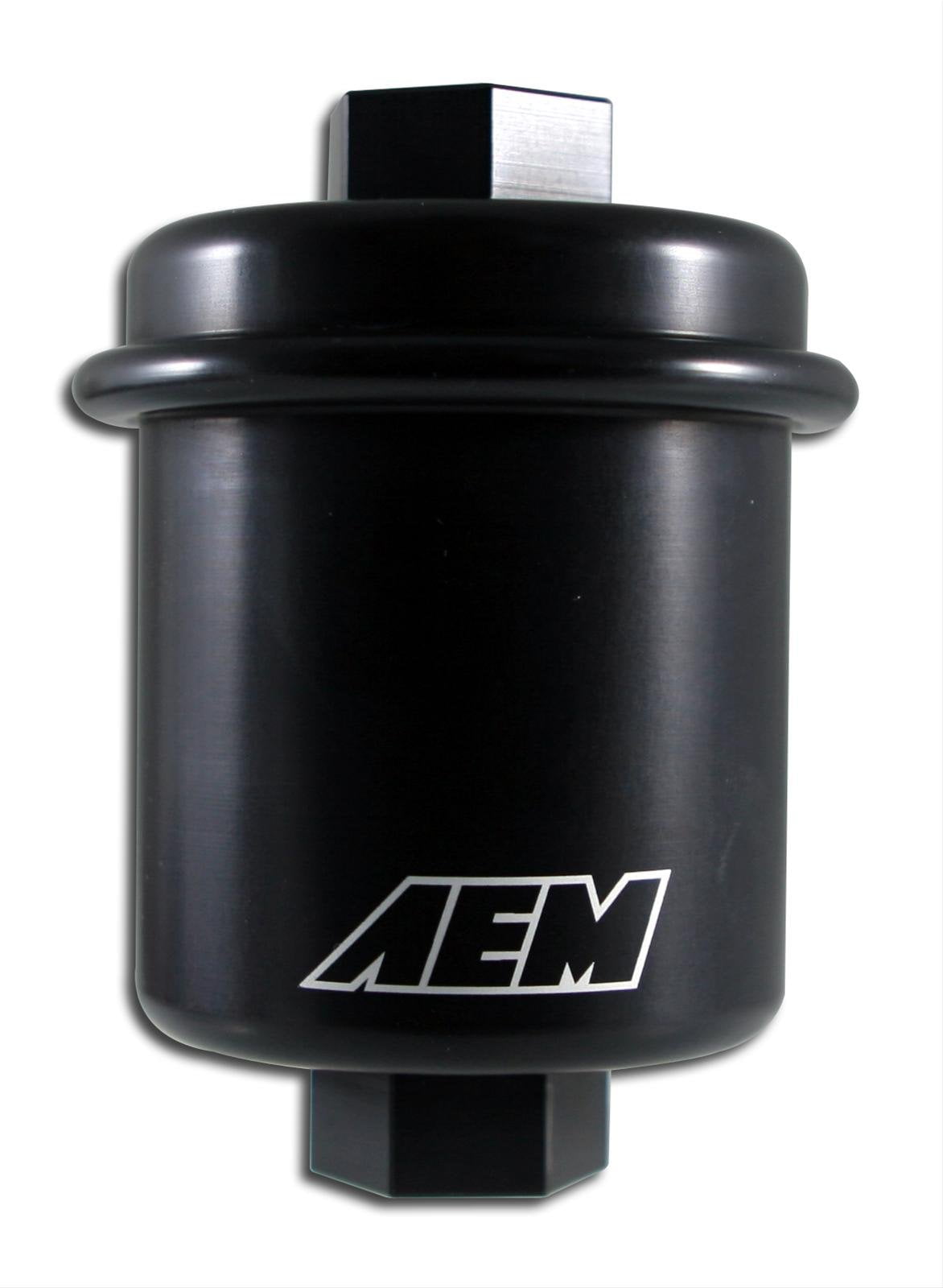 AEM 25-200BK High Volume Fuel Filter - Black