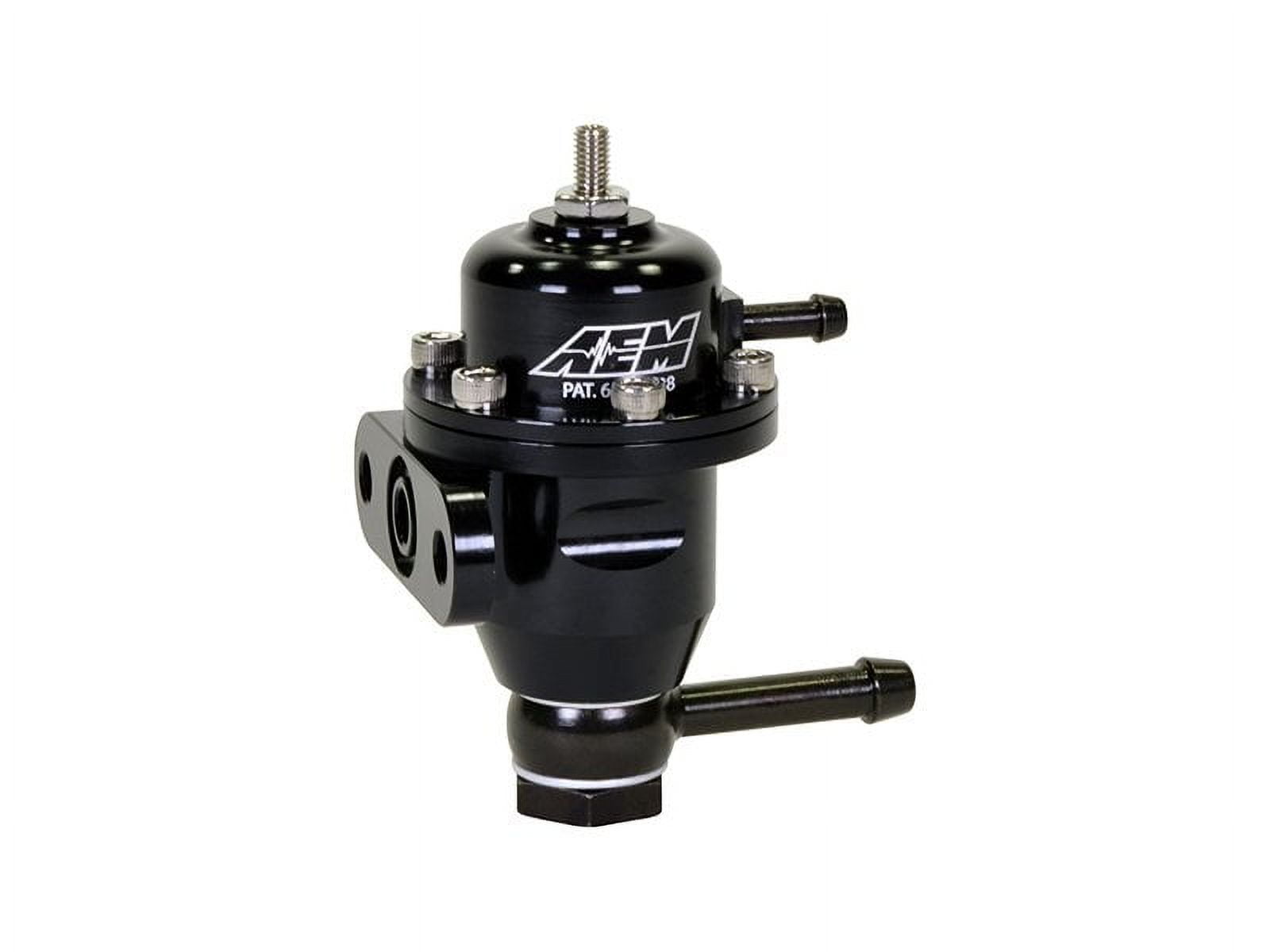 AEM 25-303BK Adjustable Fuel Pressure Regulator - Black