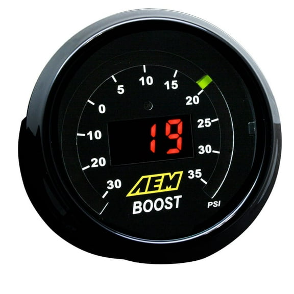 AEM 30-4406 Boost Display Gauge - 2-1/16" diameter - 30-35PSI