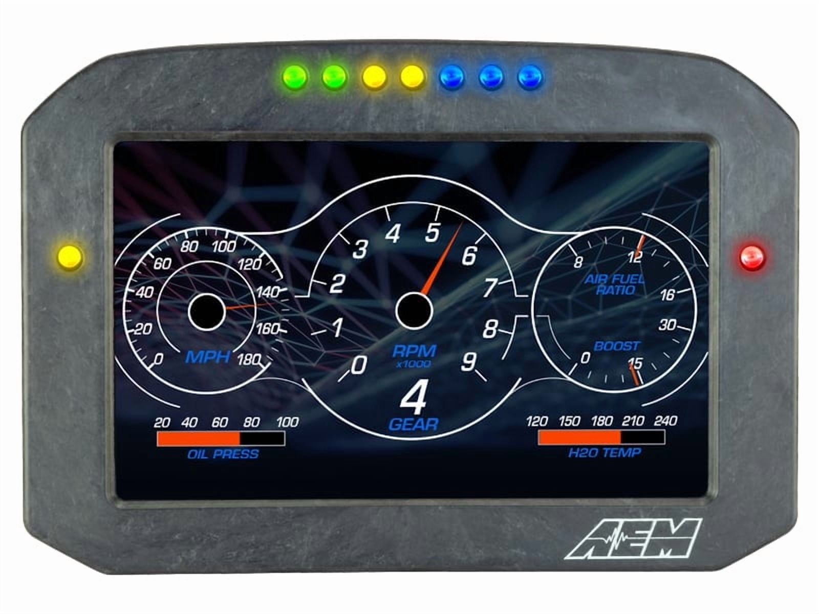 AEM 30-5702 CD-7G Carbon Digital Dash Display - Walmart.com