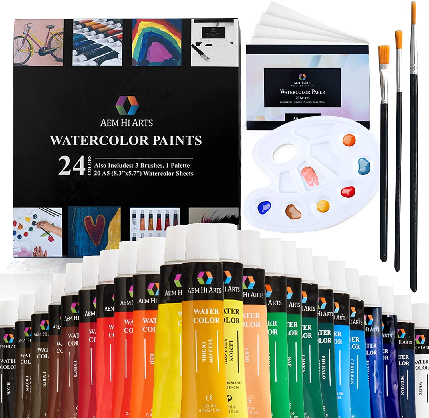 AMINAC Art Set 145pcs with Portable Aluminum Box, Professional Artists  Drawing Set for Kids, Teens and Adults Includeing Colored Pencils,  Watercolor Paints, Oil Pastels – AMINAC