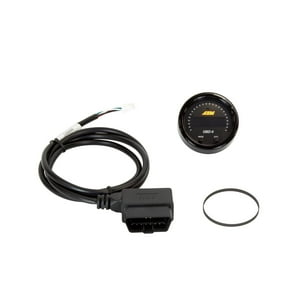 AEM X-Series 52mm OBD II Digital Gauge View Engine Parameters Codes CEL Black