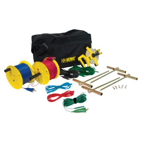 AEMC 2135.37 Ground Test Kit for 4-Point Testing, 500 ft