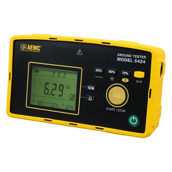AEMC 6424 Kit-150 ft Ground Resistance Test Kit with 6424 tester, 150'
