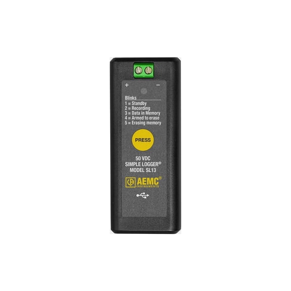 AEMC SL13 - Simple Logger (Voltage, 50VDC)