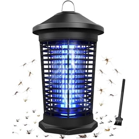 AENKYO Bug Zapper Outdoor Waterproof - 4200V High Power Electric Mosquito Killer for Garden, Patio, Backyard, Insect Zapper for Home Use (Black)