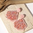 thumbnail image 1 of Bohemian Starfish Lobster Conch Seed Bead Drop Earrings for Women Handmade Ocean Animal Earrings Summer Beach Jewelry, 1 of 7