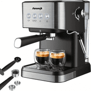 AEOMJK Semi-Automatic Espresso Machine,20 Bar Pressure,1.5L Removable Water Tank,Design for Cappuccino & Latte Making, Coffee Brewing
