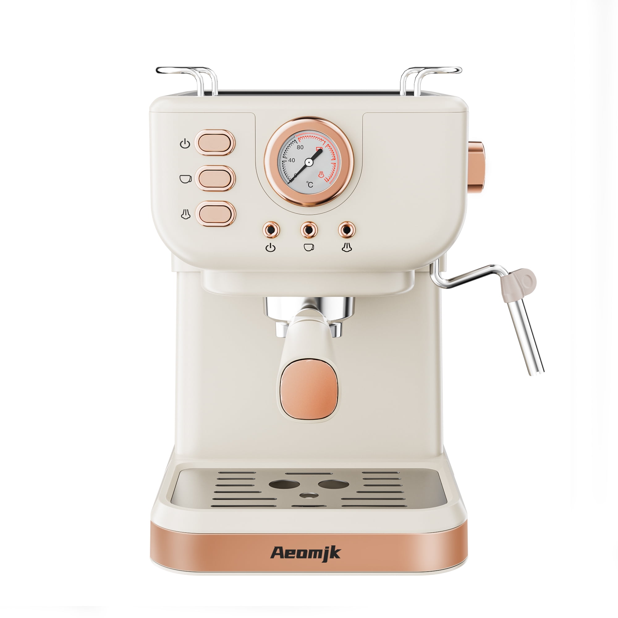 AEOMJK semi-automatic espresso machine, one-button operation