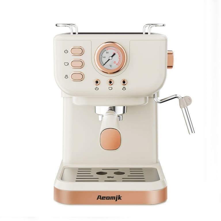 AEOMJK semi-automatic espresso machine, one-button operation