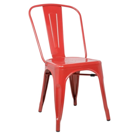 Aeon Furniture Garvin 1 Galvanized Metal Dining Side Chair