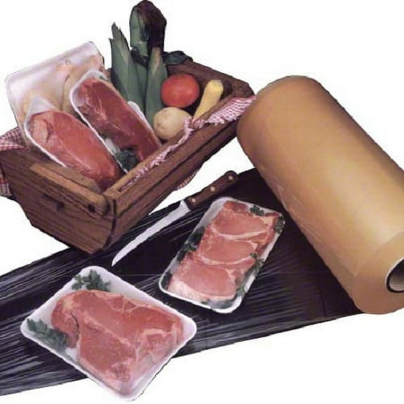 AEP Industries Inc Resinite RMF-61HP Series Hand Wrap Stretch Meat Film Clear, 5000' Length x 19" Width x 62 ga Thickness | 1/Roll