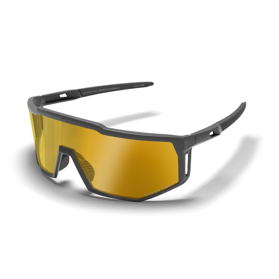 AEPEX Full Frame Sports TR90 Sunglasses Mirrored Anti-Glare UV400 Hydrophobic Wraparound Sport Sunglasses for Fishing, Running & Outdoor Adventures
