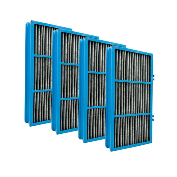 AER1 HEPA + Infused Activated Carbon Filter Replacement Compatible with Holmes AER1 HAPF30AT Air Purifier Remove Smoke 4 Packs