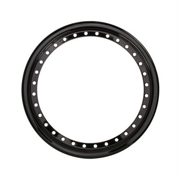 AERO 15 Inch Chrome Outer Beadlock Ring, Lightweight Steel, 3-1/4