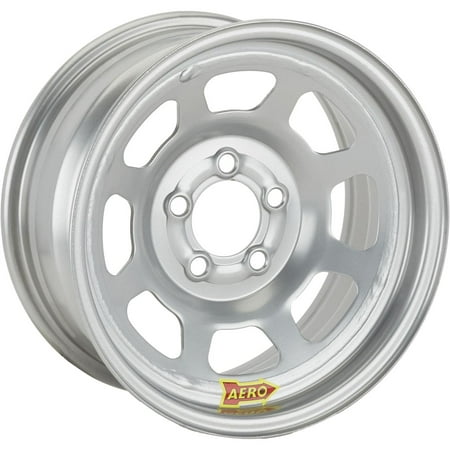 AERO 50 Series 5x5 DOT Certified 15 x 7 Silver Wheel, 3 Offset