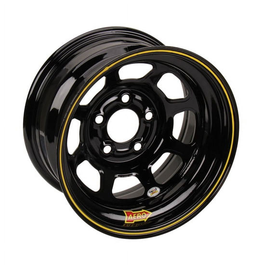 AERO 52 Series 15 x 8 Black Wissota Certified Wheel-4 Offset, 5x5 ...