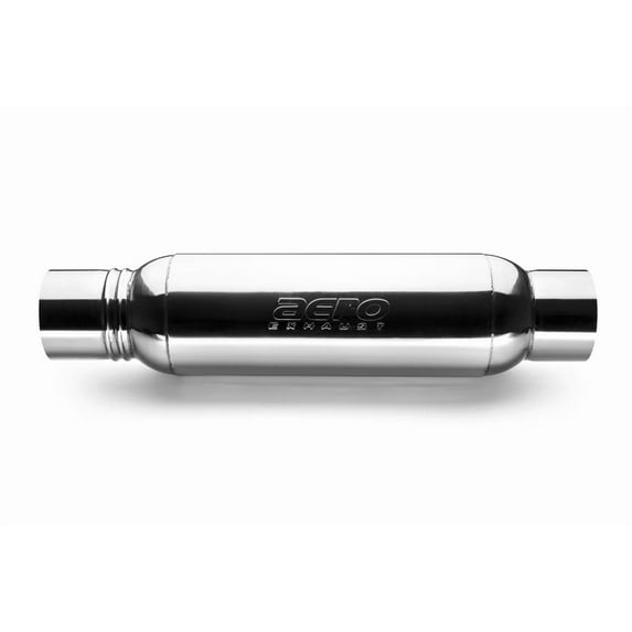 AERO Exhaust AERO Turbine XL Performance Muffler Polished 304 Grade Stainless St