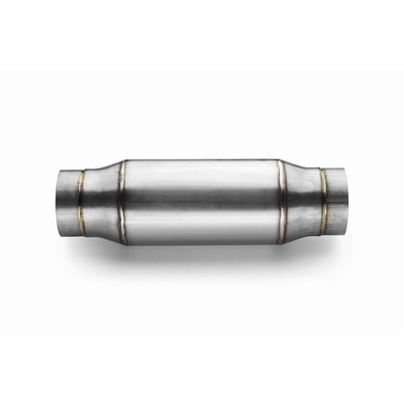 AERO Exhaust Tech Resonator Non-Polished 304 Grade Stainless Steel