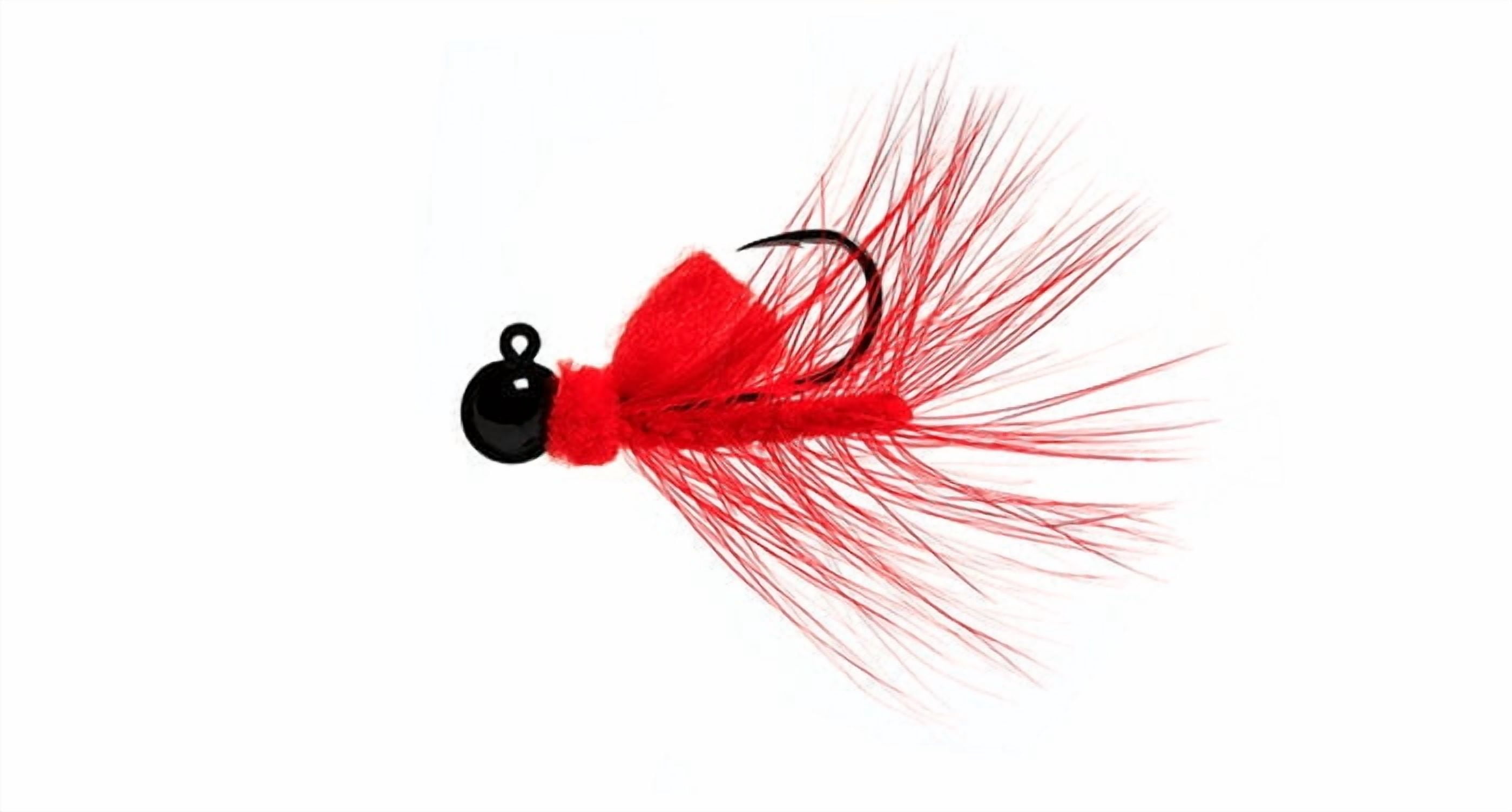 AERO JIG STEELHEAD AND SALMON JIG HKL - RED/BLK 1/8 OZ