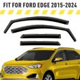 thumbnail image 1 of AEROGUYS Extra Durable Window Deflectors In-Channel Window Visors Rain Guards Fit for Ford Edge 2015-2025, Sun Visors, Wind Vent for Shades, Exterior Car Accessories - 4pcs. AG0949, 1 of 9