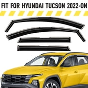 AEROGUYS Extra Durable Window Deflectors In-Channel Window Visors Rain Guards Fit for Hyundai Tucson 2022-2026, Sun Visors, Wind Vent for Shades, Exterior Car Accessories - 4pcs. AG0943