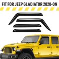 thumbnail image 1 of AEROGUYS Extra Durable Window Deflectors Tape-On Window Visors Rain Guards Fit for Jeep Gladiator 2020-2025, Sun Visors, Wind VentVisors, Window Exterior Car Accessories - 4 pcs. AG0545, 1 of 9