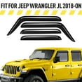 thumbnail image 1 of AEROGUYS Tape-On Window Deflectors Extra Durable Window Visors Rain Guards Fit for Jeep Wrangler 2018-2026 JL/Gladiator 2020-2026,Sun Visors, Wind Deflectors,Vent Visors,Car Accessories - 4pcs AG0085, 1 of 9
