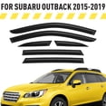 thumbnail image 1 of AEROGUYS Extra Durable Window Deflectors Tape-On Window Visors Rain Guards Fit for Subaru Outback 2015-2019, Sun Visors, Wind VentVisors, Exterior Car Accessories - 6 pcs. AG0302, 1 of 9