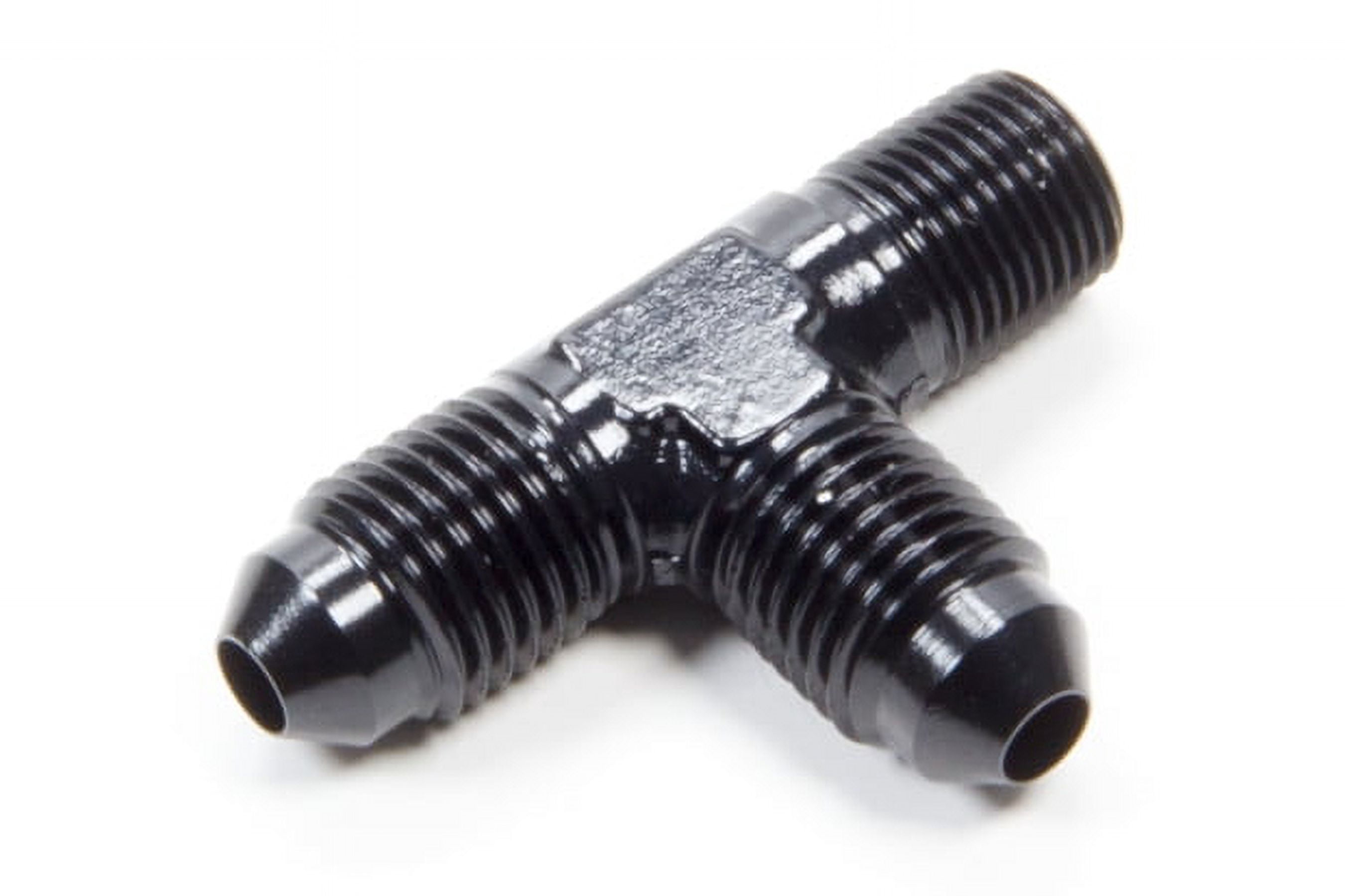 AEROQUIP Alum Run Tee #4 Flare 1/8in Black partNumber: FCM5124