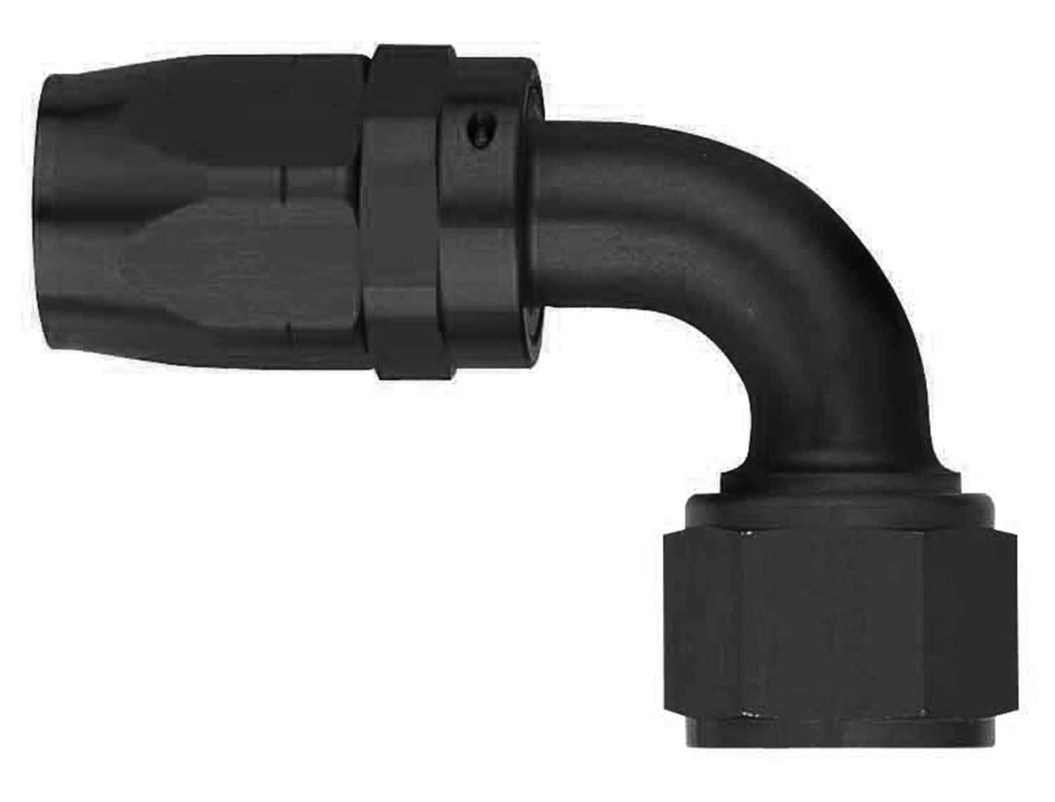 Aeroquip #8 120 Degree Hose End Black Aeroquip #8 120 Degree Hose End Black