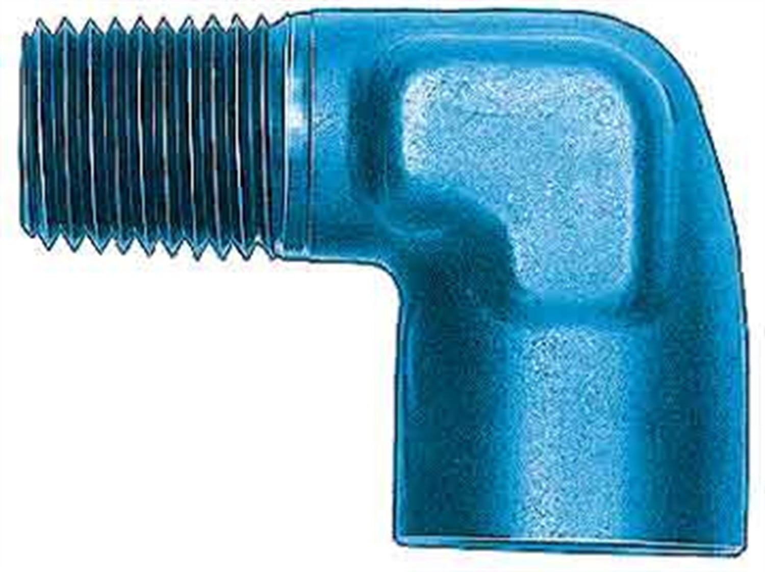 Aeroquip #12 to 1npt Pipe Alum Adapter Black Aeroquip #12 to 1npt Pipe Alum Adapter Black