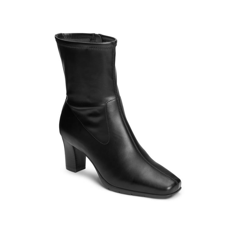 Aerosoles square sales toe boots