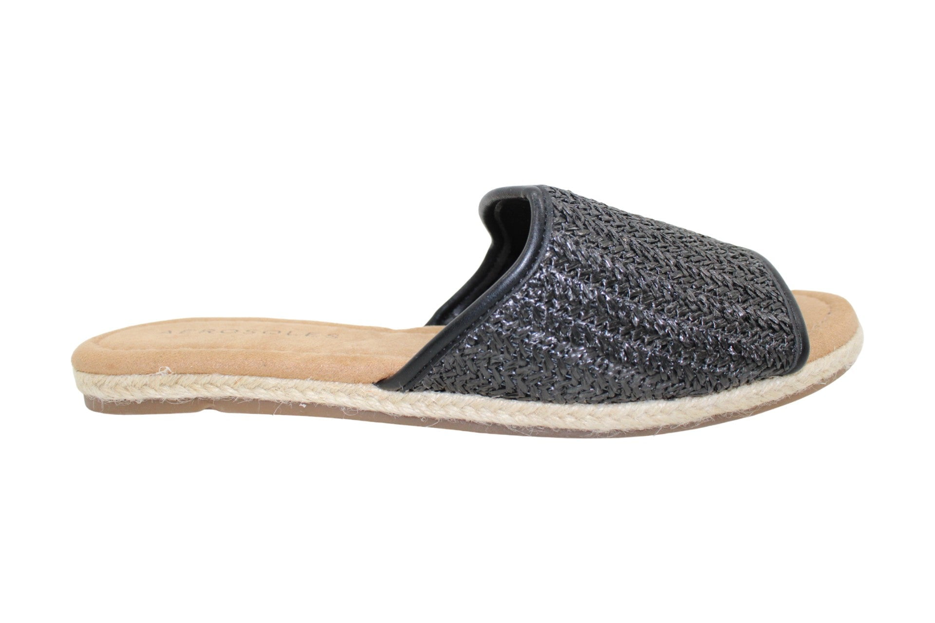AEROSOLES Womens Black Traction Sole 1 2