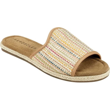 STEVE MADDEN Womens Beige Ankle Strap Comfort Submit Square Toe Wedge Buckle Espadrille Shoes M main image 0